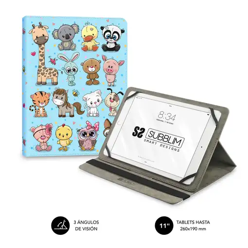 Funda Tablet Universal Trendy Case Animals 9.6\ a 11\
