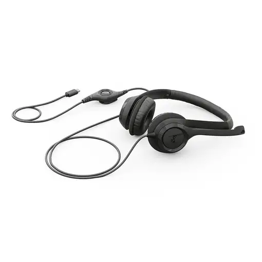 Logitech Auriculares con Cable H390 para PC/Portátil, Auriculares Estéreo
