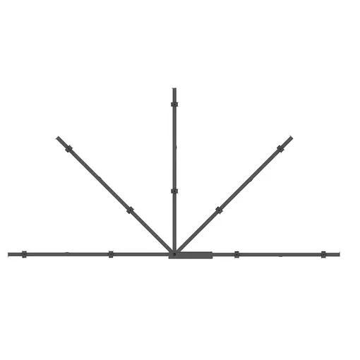 Multibrackets 2647 soporte para TV 175,3 cm (69") Negro