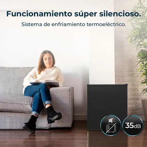 Cecotec Bolero CoolMarket BC SD 47 frigorífico Independiente 44 L Negro