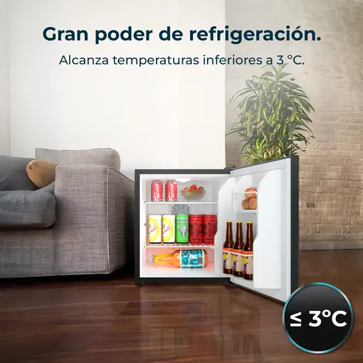 Cecotec Bolero CoolMarket BC SD 47 frigorífico Independiente 44 L Negro