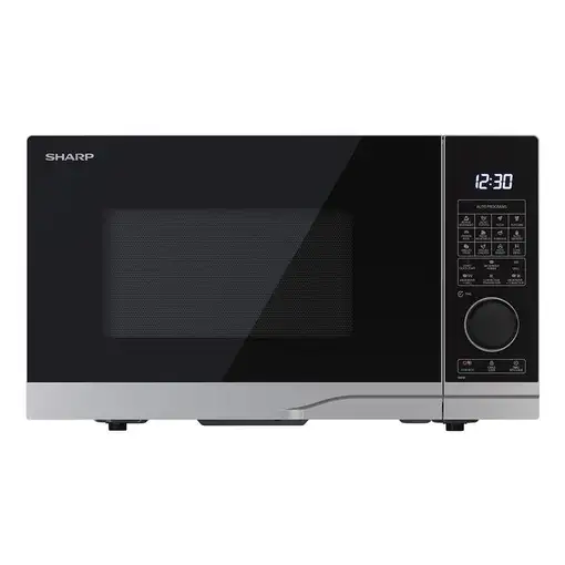 Sharp YC-PC254AE-S microondas Negro, Plata Microondas combinado Encimera 25 L 900