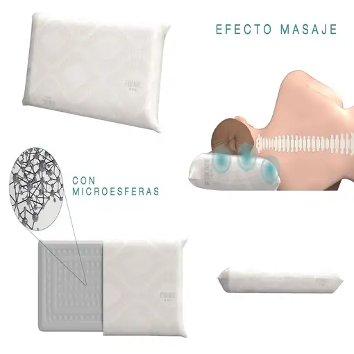 ALMOHADA TÉCNICA ESFERAS firmeza alta  70 cm - Moonia