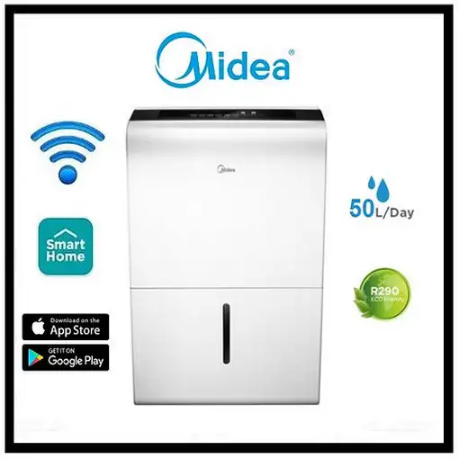 Midea MDDP-50DEN7-QA3-B deshumidificador 50 l