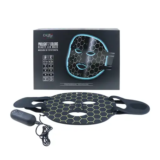 Máscara facial de luz Led de 7 colores, Led Beauty Mask Prolight ITALIAN DESIGN