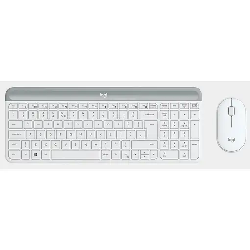 Logitech 920-009199 teclado Ratón incluido Oficina RF inalámbrico Español Blanco