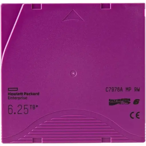HPE LTO-6 Ultrium 6.25TB RW Non Custom Labeled 20 Data Cartridges with Cases
