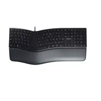 CHERRY KC 4500 ERGO teclado Universal USB AZERTY Francés Negro