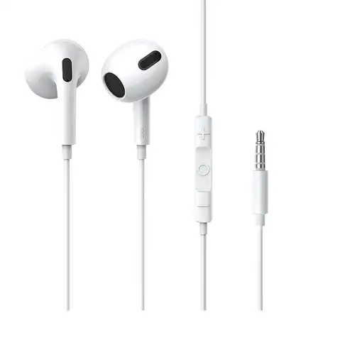 Baseus H17 Auriculares Alámbrico Dentro de oído Llamadas/Música Blanco