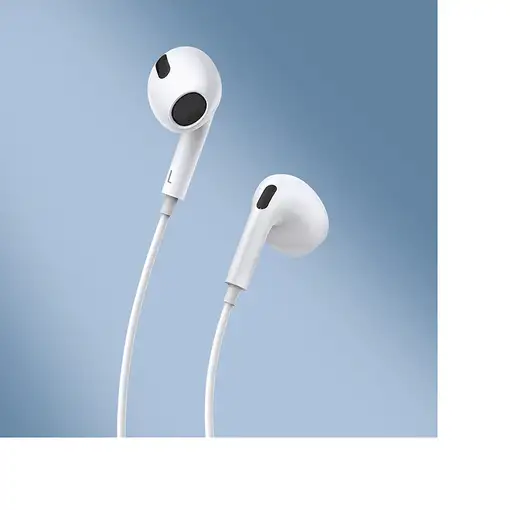 Baseus H17 Auriculares Alámbrico Dentro de oído Llamadas/Música Blanco