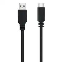 Nanocable USB 2.0, 1m cable USB USB C USB A Negro