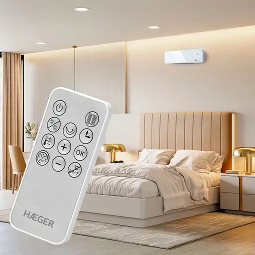 Haeger iShine Interior Blanco 2000 W Convector