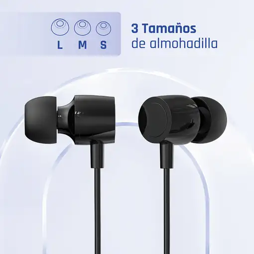 iggual Auriculares tipo C intrauditivos con micro