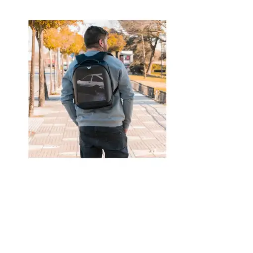 Woxter AC26-010 mochila Negro Cloruro de polivinilo (PVC)