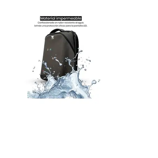 Woxter AC26-010 mochila Negro Cloruro de polivinilo (PVC)