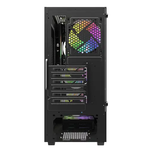 Savio Noctis Glass RGB Cubo Negro