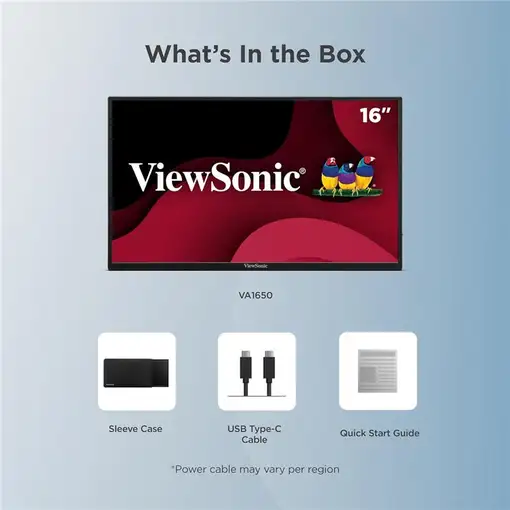 Viewsonic VA1650 pantalla para PC 40,6 cm (16'') 1920 x 1080 Pixeles Full HD LED