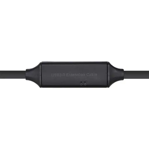 AISENS Cable USB 3.0 Prolongador con amplificador y alim., Tipo A/M-A/H, Negro, 10