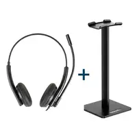 iggual Kit auriculares ENC3030 + soporte SA22