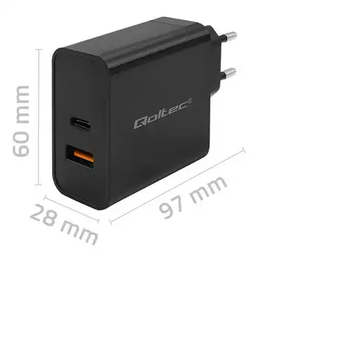 Qoltec 52380 cargador de dispositivo móvil