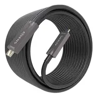 AISENS - Cable USB 3.1 Gen2 10Gbps AOC 4K@60Hz 3A 60W E-Marker, tipo USB-C/M-USB-C