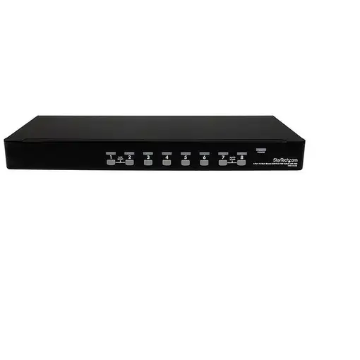 StarTech.com Conmutador Switch KVM 8 Puertos de Vídeo VGA HD15 USB 2.0 USB A PS/2