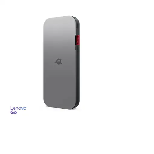 Lenovo GO Polímero de litio 10000 mAh Cargador inalámbrico Gris