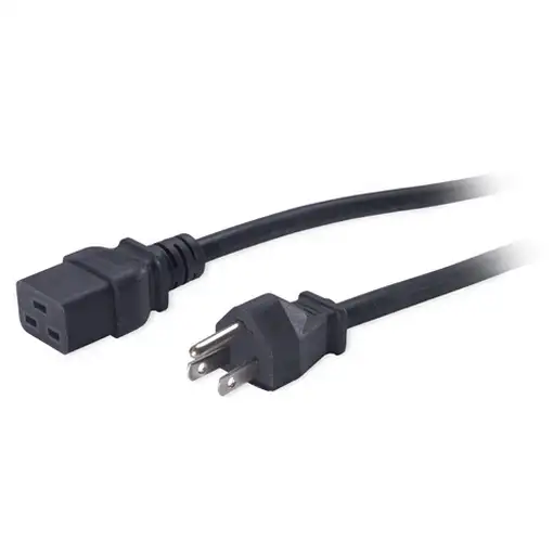 APC Pwr Cord, 15A, 100-120V, C19 to 5-15 Negro 2,5 m APC Pwr Cord, 15A, 100-120V, C19 to 5-15 Negro 2,5 m