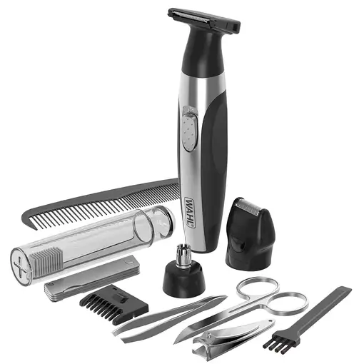 Wahl Travel Kit Deluxe Batería Negro, Acero inoxidable
