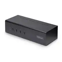 StarTech.com Switch Conmutador KVM de 4 Puertos y 2 Monitores DisplayPort - 4K 60H