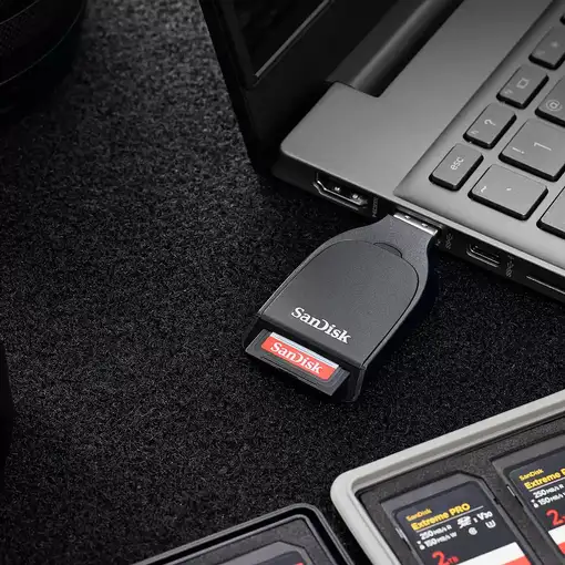 SanDisk SDDR-C731-GNANN lector de tarjeta USB 3.2 Gen 1 (3.1 Gen 1) Type-A Negro
