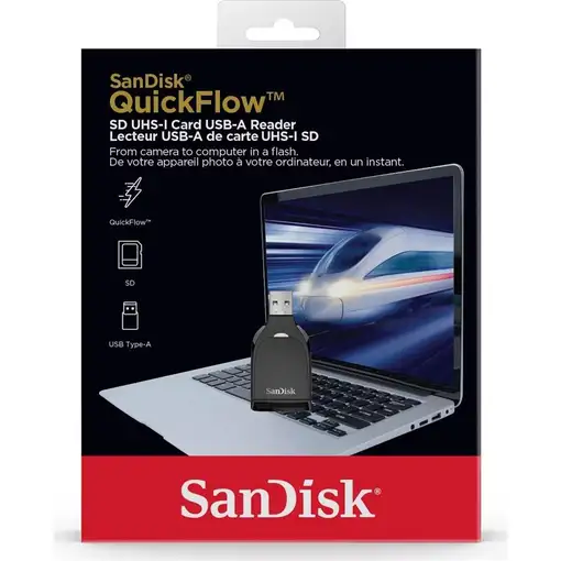 SanDisk SDDR-C731-GNANN lector de tarjeta USB 3.2 Gen 1 (3.1 Gen 1) Type-A Negro