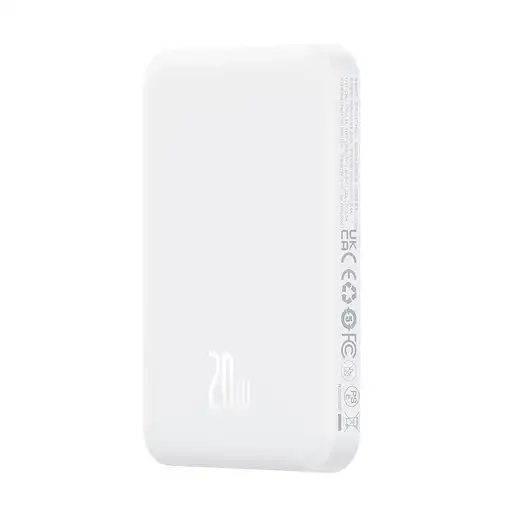 Baseus 6932172636210 batería externa Polímero de litio 5000 mAh Blanco Baseus 6932172636210 batería externa Polímero de litio 5000 mAh Blanco