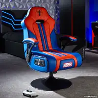 X Rocker 2021195 silla para videojuegos Silla gaming Asiento acolchado Azul, Rojo