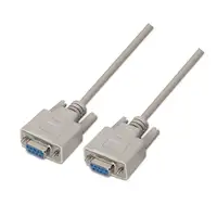 AISENS A112-0066 cable de serie Beige 1,8 m DB9