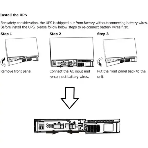 FSP Champ Rack 3K sistema de alimentación ininterrumpida (UPS)