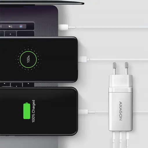 Axagon ACU-DPQ65W cargador de dispositivo móvil Teléfono móvil, Netbook, Portátil