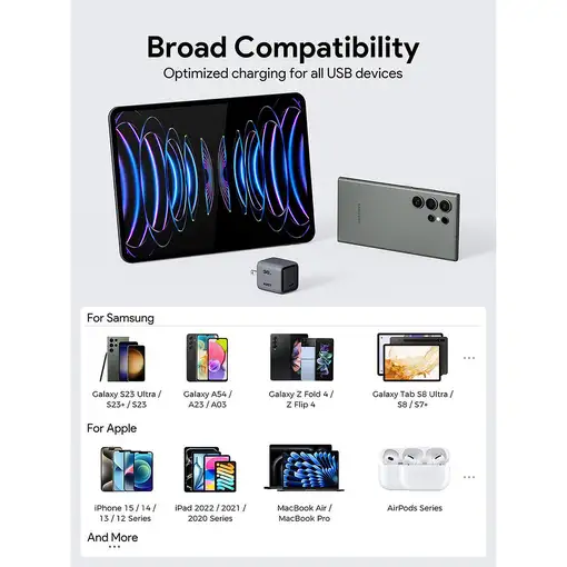 AUKEY Comet Mini Auriculares, Portátil, Smartphone, Tableta Gris Corriente alterna