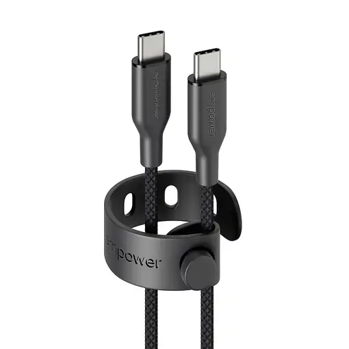 PanzerGlass empower™ by ® Racing 60W USB-C to USB-C Cable | USB 2.0 | 1.2M | Space PanzerGlass empower™ by ® Racing 60W USB-C to USB-C Cable | USB 2.0 | 1.2M | Space
