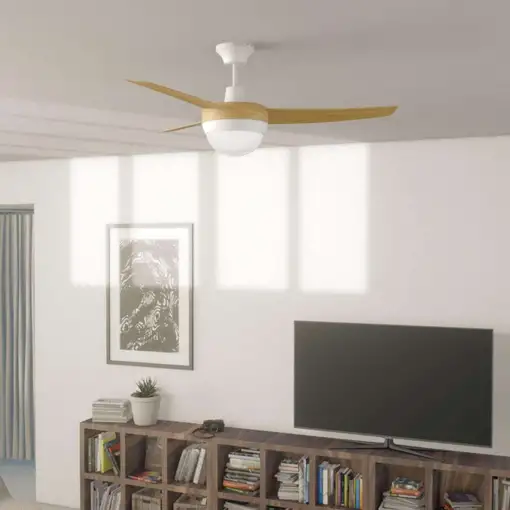 Ventilador de techo marrón, 3 velocidades, 60 W, W420 Smart NEWLUX