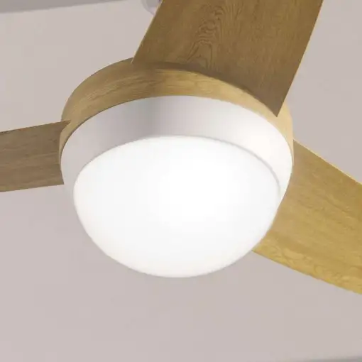 Ventilador de techo marrón, 3 velocidades, 60 W, W420 Smart NEWLUX