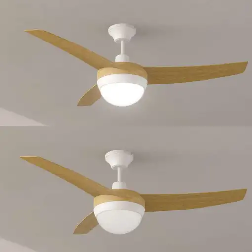 Ventilador de techo marrón, 3 velocidades, 60 W, W420 Smart NEWLUX