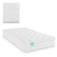 Colchón viscoelástico de cuna, 12 cm alto, 60x120 cm Baby One Blanco NAILU Colchón viscoelástico de cuna, 12 cm alto, 60x120 cm Baby One Blanco NAILU