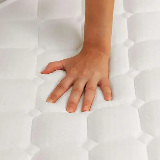 Colchón viscoelástico de cuna, 12 cm alto, 60x120 cm Baby One Blanco NAILU