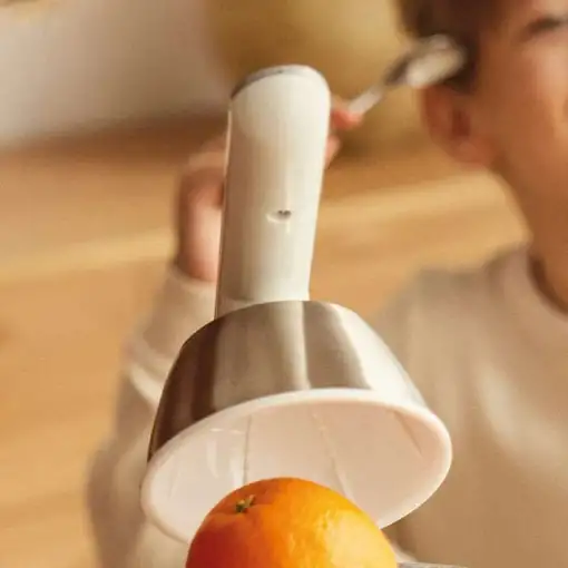 NEW CHEF-Exprimidor Eléctrico Zumo de Palanca Juicer Excellence Blanco(300W)