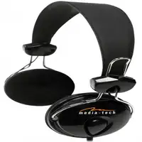 Media-Tech MT3505 auricular y casco Auriculares Alámbrico Llamadas/Música Negro