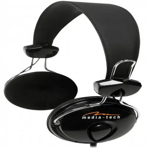 Media-Tech MT3505 auricular y casco Auriculares Alámbrico Llamadas/Música Negro