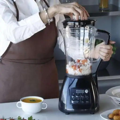 NEWLUX Batidora de Vaso Programable de 1.7L con Menús Preconfigurados