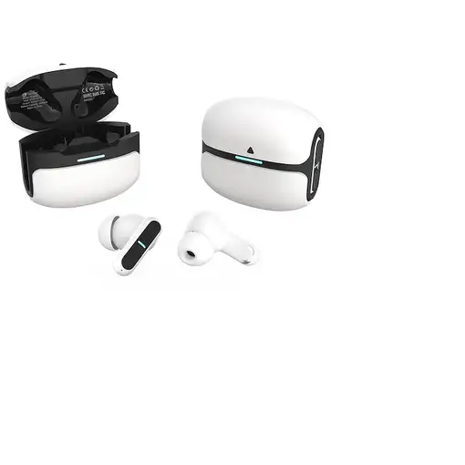 Leotec Auriculares TWS Gaming Nebula Fit Blancos