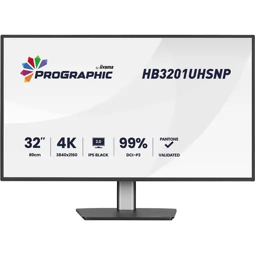 iiyama ProGraphic HB3201UHSNP-B1 pantalla PC 80 cm (31.5") 3840 x 2160 Pixeles